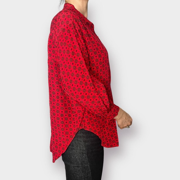 80s Limited Express red and black top - Picture 4 of 5